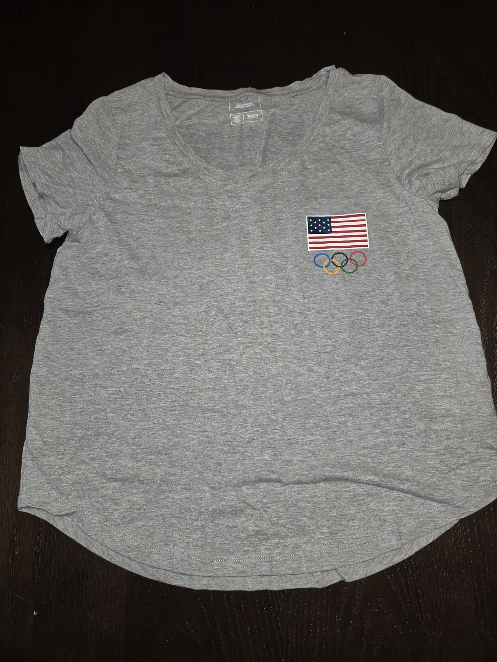 Official Team USA Tokyo 2020 Olympics T-Shirt Heather Gray